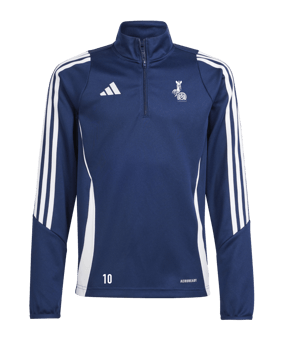 adidas Tiro 24 Trainingstop Kids Blau Weiss Hockey Logo