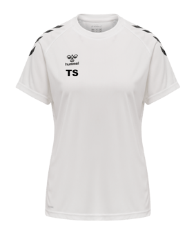Hummel hmlCORE XK Poly T-Shirt Damen Weiss F9001
