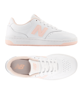 New Balance BBW80 Damen Weiss Rosa FWPK - weiss