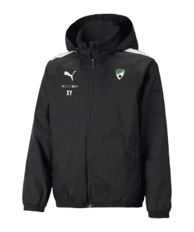 PUMA teamLIGA Allwetterjacke Kids Schwarz F03