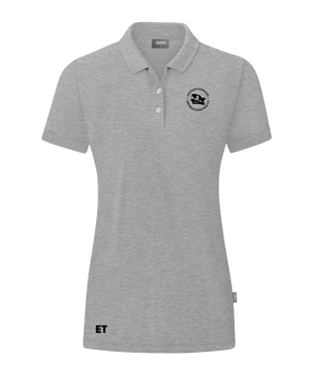 JAKO Organic Polo Shirt Damen Grau F520