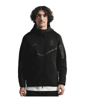 Nike NFF Norwegen Fleece Jacke Schwarz F010 - schwarz