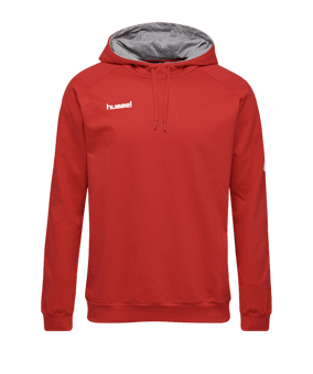 Hummel Go Cotton Hoody Kapuzenpullover F3062 - rot