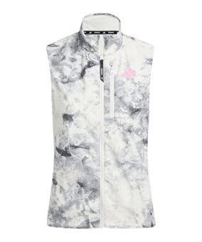 adidas Own The Run Spray Dye Vest Dames Grijs - grijs