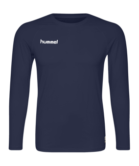 Hummel First Performance Langarmshirt Blau F7026 - blau