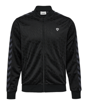 Hummel Archive Regular Poly Aop Jacke Schwarz F2129 - schwarz