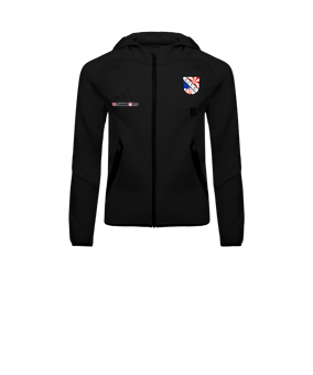 adidas Tiro Travel Hoody Kids Schwarz