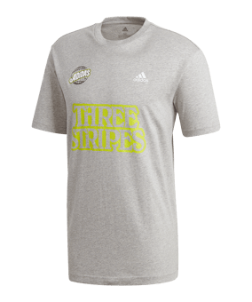 adidas Athletics Lucky 8 Graphic T-Shirt Grau - grau