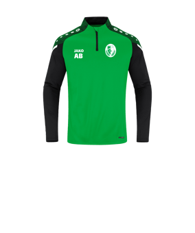 JAKO Performance Ziptop Kids Grün Schwarz F221