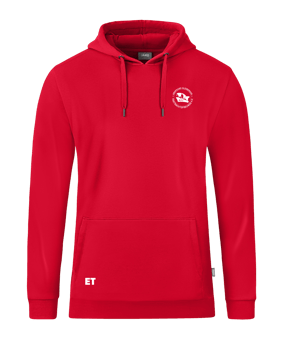 JAKO Organic Hoody Rot F100