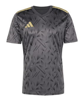 adidas Team Icon 25 Trikot Schwarz Gold - schwarz