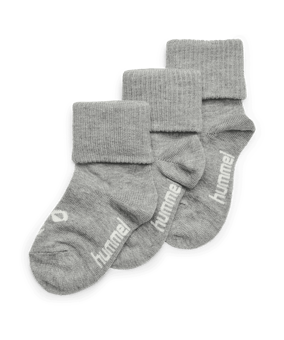 Hummel Sora 3-Pack Socken Kids Grau F2006 - grau