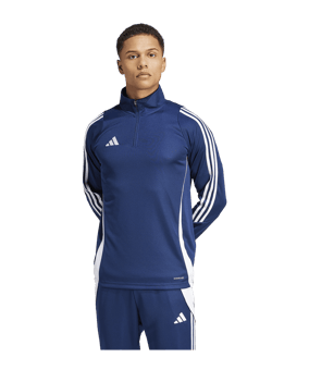 adidas Tiro 24 Trainingstop Blau Weiss - blau