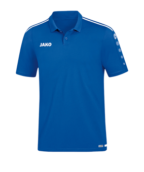 JAKO Striker 2.0 Poloshirt Blau Weiss F04 - blau