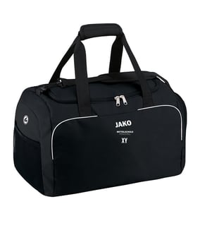 JAKO Classico Sporttasche Gr. 2 Schwarz Weiss F08