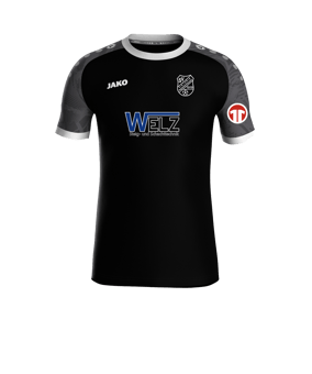 JAKO Iconic Trikot Schwarz Grau F801