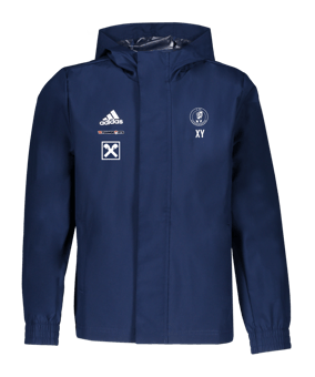 adidas Entrada 22 Allwetterjacke Blau