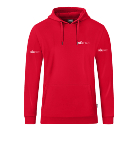 JAKO Organic Hoody Rot F100