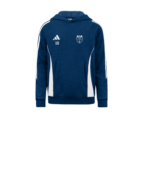 Sweat à capuche adidas Tiro 24 bleu blanc 