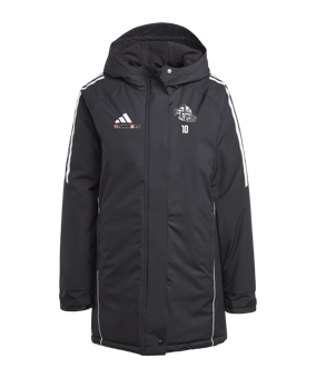 adidas Tiro 24 Kapuzenjacke Damen Schwarz