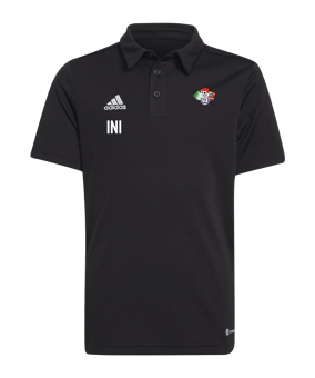 adidas Entrada 22 Poloshirt Kids Schwarz