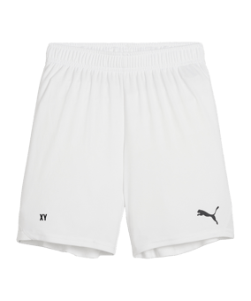 PUMA teamGOAL Short Kids Weiss Schwarz F04