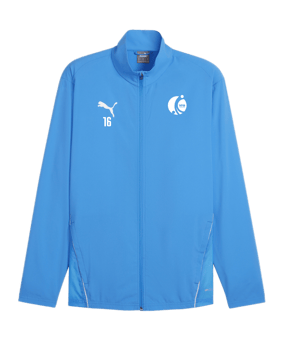 PUMA teamGOAL Sideline Jacke Blau F02
