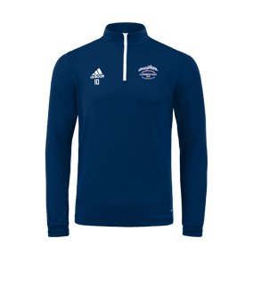 Sweat-shirt à demi-fermure éclair adidas Entrada 22 bleu