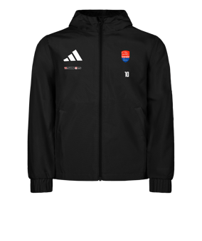adidas Entrada 26 Regenjacke Schwarz