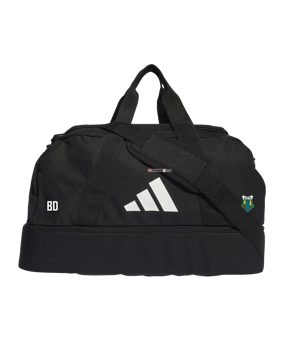 adidas Tiro League Duffel Bag Gr. S Schwarz Weiss