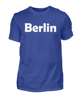 T-Shirt "Berlin" Blau - blau