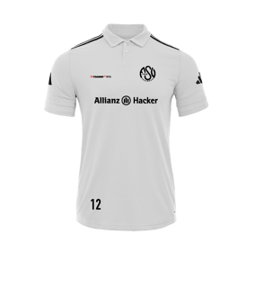 adidas Squadra 25 Polo Weiß
