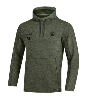 JAKO Premium Basic Kapuzensweatshirt Khaki F28