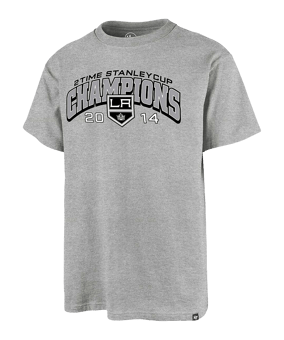 '47 Brand LA Kings Backer 47 ECHO T-Shirt Braun - grau