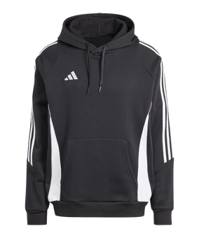adidas Tiro 24 Hoody Schwarz Weiss - schwarz