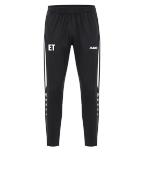 JAKO Power Polyesterhose Schwarz Weiss F802