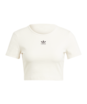 adidas Originals RIB T-Shirt Damen Beige - beige