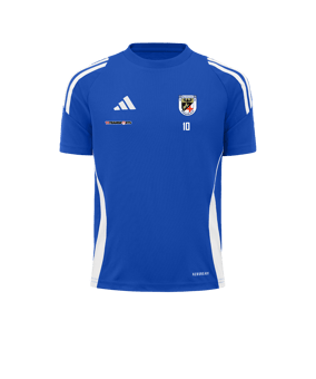 adidas Tiro 24 Trikot Blau Weiss