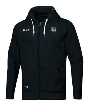 JAKO Base Kapuzenjacke Schwarz F08