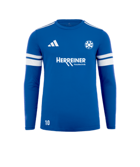 adidas Squadra 25 Trikot Langarm Blau