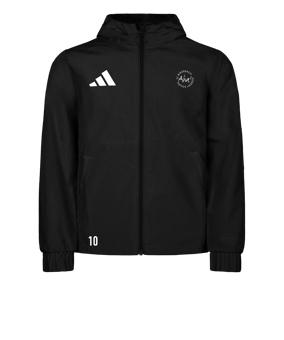 adidas Entrada 26 Regenjacke Schwarz