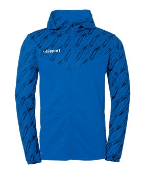 uhlsport Progressive 28 Multi Giacca con cappuccio Blu C100227143 - blu