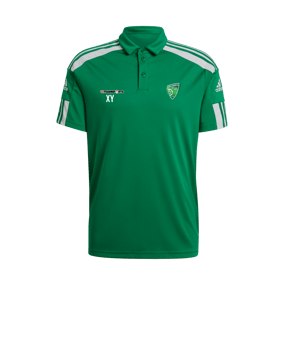 adidas Squadra 21 Poloshirt Grün Weiss
