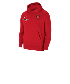 Nike Park 20 Fleece Hoody Kids Rot Weiss F657