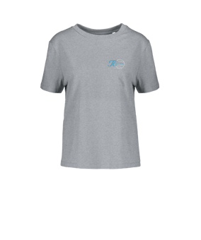 Merch Muser T-Shirt Women Heather Grey | logo
