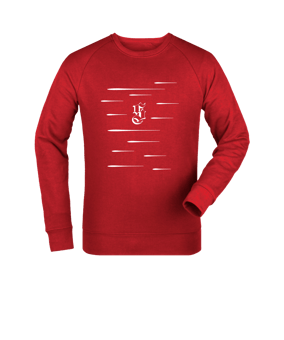 Merch Roller Sweatshirt Red | #lines