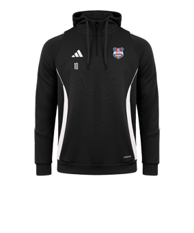 adidas Tiro 24 Hoody Schwarz Weiss 