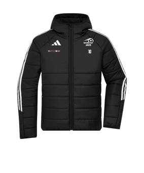 adidas Tiro 24 Winterjacke Schwarz Weiss