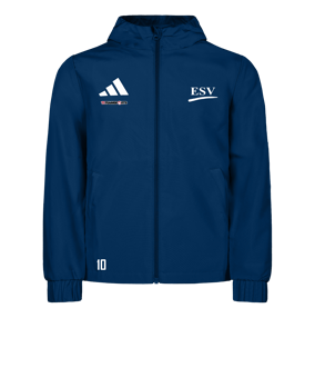 adidas Entrada 26 Regenjacke Dunkelblau