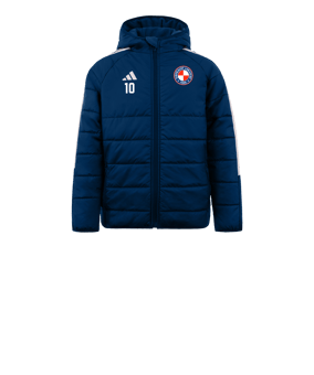 adidas Tiro 24 Winterjacke Kids Blau Weiss